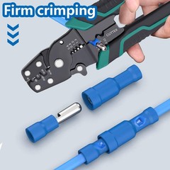 160PCS Bullet Wire Connectors with Crimping Tool Assortment Kit 22-16/16-14/12-1