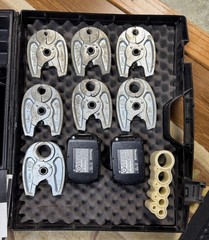 Klauke RLS Zoomlock Press Tool W 7 Jaws Kit 1/4&Prime; -1 1/8&Prime; Refrigerant MAP2LCER