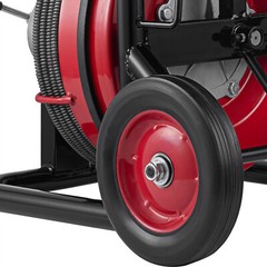 Auto Feed Drain Auger Cleaner Electric 100&prime; x 1/2&Prime; Sewer Snake Cleaning Machine