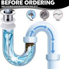 50 Ft Drain Auger &ndash; Manual/Drill Powered Plumbing Snake, Heavy Duty, Flexible, G