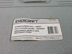 Evercraft 776-1064 Metric Double Flaring Tool 4.75-10mm Tubing Size Range