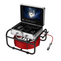 9&Prime; Monitor 50M Pipe Inspection Camera IP68 Drain Sewer Pipeline Video Camera