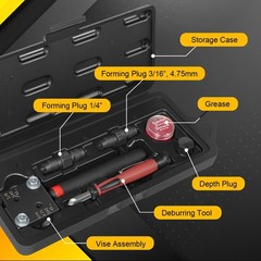 33260 Single/Double Flaring Tools Kit for 3/16&Prime; and 1/4&Prime; Tubing on Most Vehicles