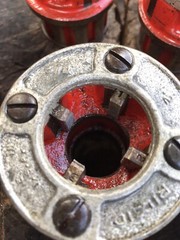 Ridgid pipe threder die 1/8,1/4,3/8,1/2,3/4 Inch 5 Dies Set