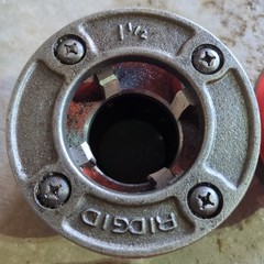 Ridgid 12R manual pipe threader Head Lot 1/4&rdquo; to 2&Prime; NPT