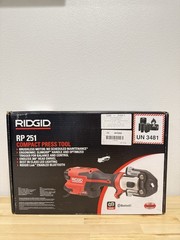 RIDGID RP251 PRESSTOOL KIT W/ 1/2 3/4 1&rdquo;1-1/4 IN JAWS (NEW FACTORY SEALED) NEW