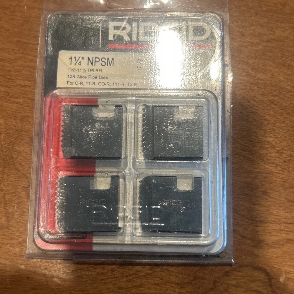RIDGID 37890 12r 1-1/2 NPT HS Pipe Die Threaders