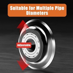 Ratchet Pipe Cutter, 2-in-1 Ratcheting Pipe Cutter Tool (5/16&ldquo;&ndash;1-1/8&rdquo; (8&ndash;29mm))