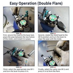 Brake Line Flaring Tool Kit 37/45 Degree HeavyDuty Steel Tubing for Automotive