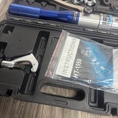 IBOSAD HT-1950 Copper Tube Fittings Hydraulic Pipe Crimping Tool Kit #K2