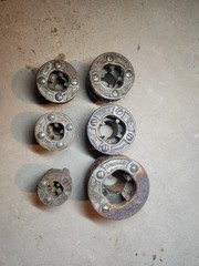 RIDGID Ratchet Pipe Threader 0-R Set 1/8&rdquo;- 1&Prime; 6 Dies Set