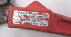 Ridgid USA 23468 PEX Crimp Tool for 1/2 & 3/4 copper crimp rings. ASTM F-1807.