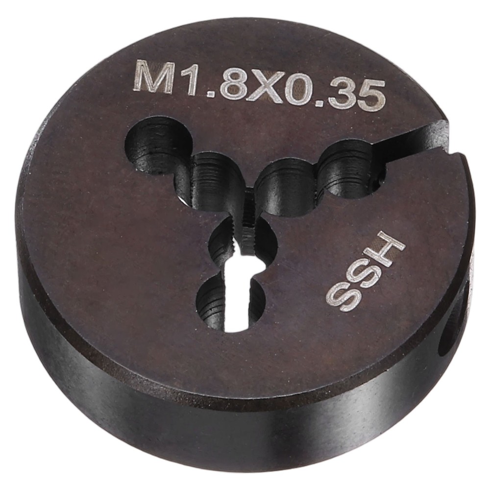 HSS M1.8 x 0.35 Metric Machine Thread Round Die Right Hand High Speed Steel