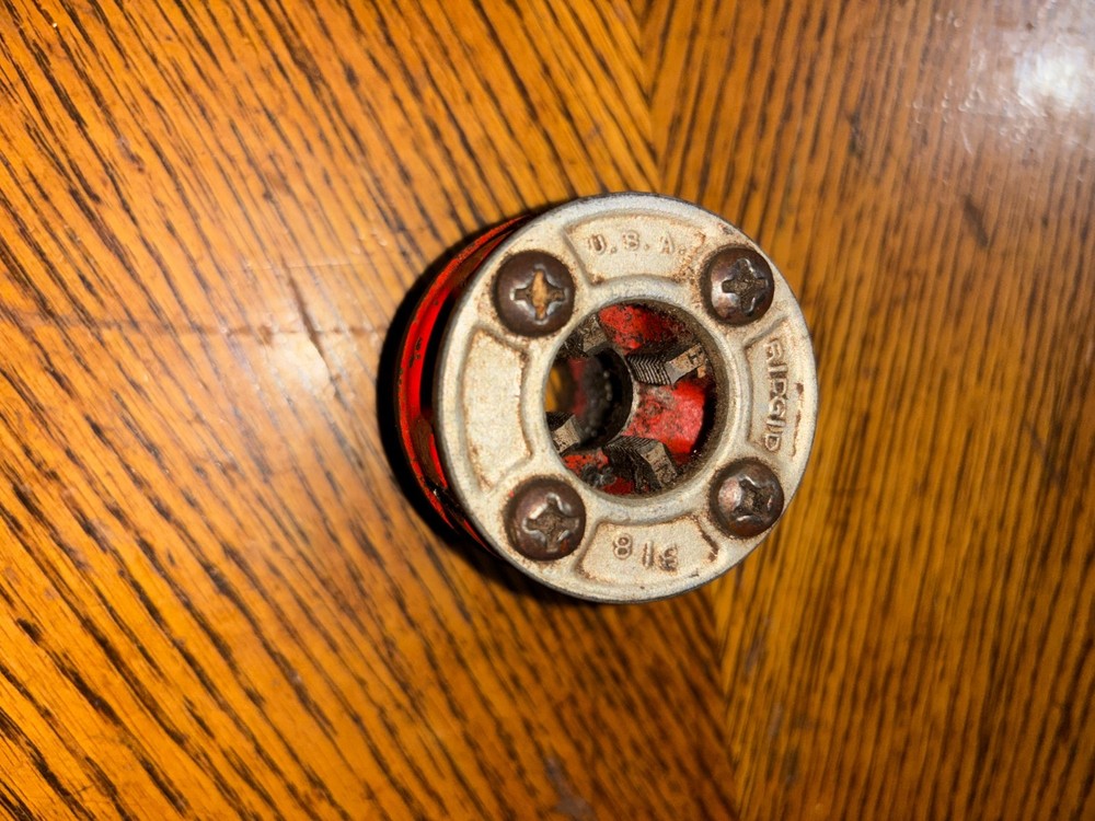 Ridgid Pipe Threader Die Head 3/8&Prime; NPT 00 R USA FREE SHIP