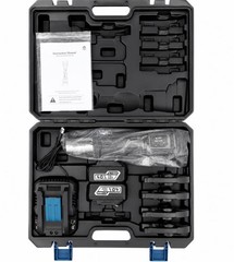EM1525 18V Cordless Mechanical Pipe Press Tool Kit w/ 4 Press Jaws