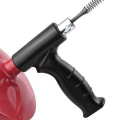 25ft Drain Auger Power Drill Attachment High Tensile Spring Wire Snake Cleaner