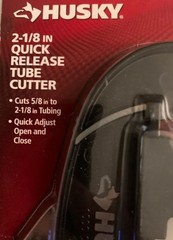 Husky 2-1/8in Quick Release Tube Cutter (5/8in to 2-1/8in Tubing)
