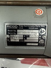 RIDGID 41935 Portable Pipe Threading Machine Corded 700 For 1/8&Prime; to 2&Prime; Pipe 0 Di