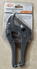 HDX Ratcheting PVC / Plastic Tubing Cutter &ndash; Cuts up to 1-1/4&rdquo;
