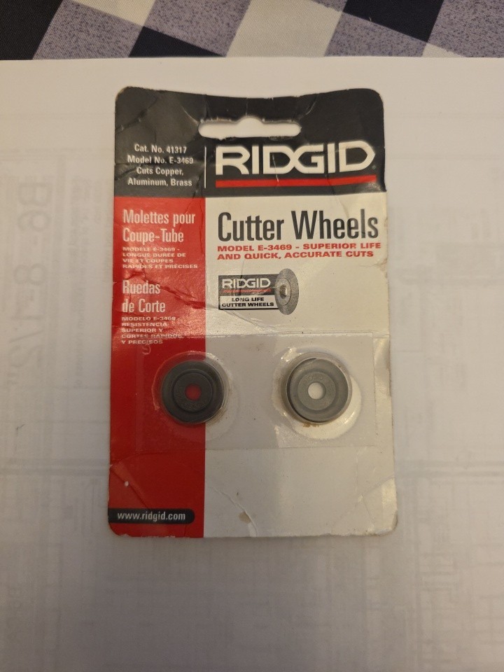 2pk RIDGID 41317 Model E-3469 Replacement Wheels for Tubing Cutter NEW