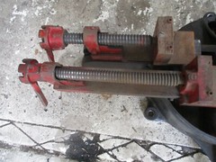 PARKER 1216 MANUAL RACHETING TUBE BENDER W/ 6 RADIUS BLOCKS NO SLIDES