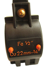 General Pipe Cleaners 1/2&Prime; Black Iron 3/4&Prime; Copper Freeze Head Cold Shot Pipe Kit