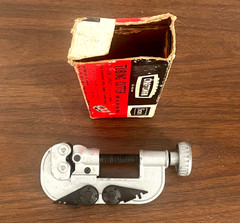 Vintage Craftsman USA Model 9- 5528 Tubing Cutter in Box 1/4&Prime;&ndash; 1 1/4&Prime;