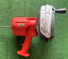 *NEW* RIDGID EZ SPIN DRAIN SNAKE CLEANING 1/4 in. x 25 ft. WITH CLEAN HANDS