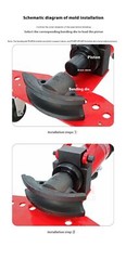 SWG-25 Small Manual Hydraulic Pipe Bender Bending 90 Degrees Steel Pipe 10-25mm