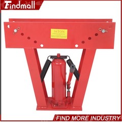 Findmall 16T Pipe Bender Manual Hydraulic Piping Bending Exhaust Tube W/ 8 Dies