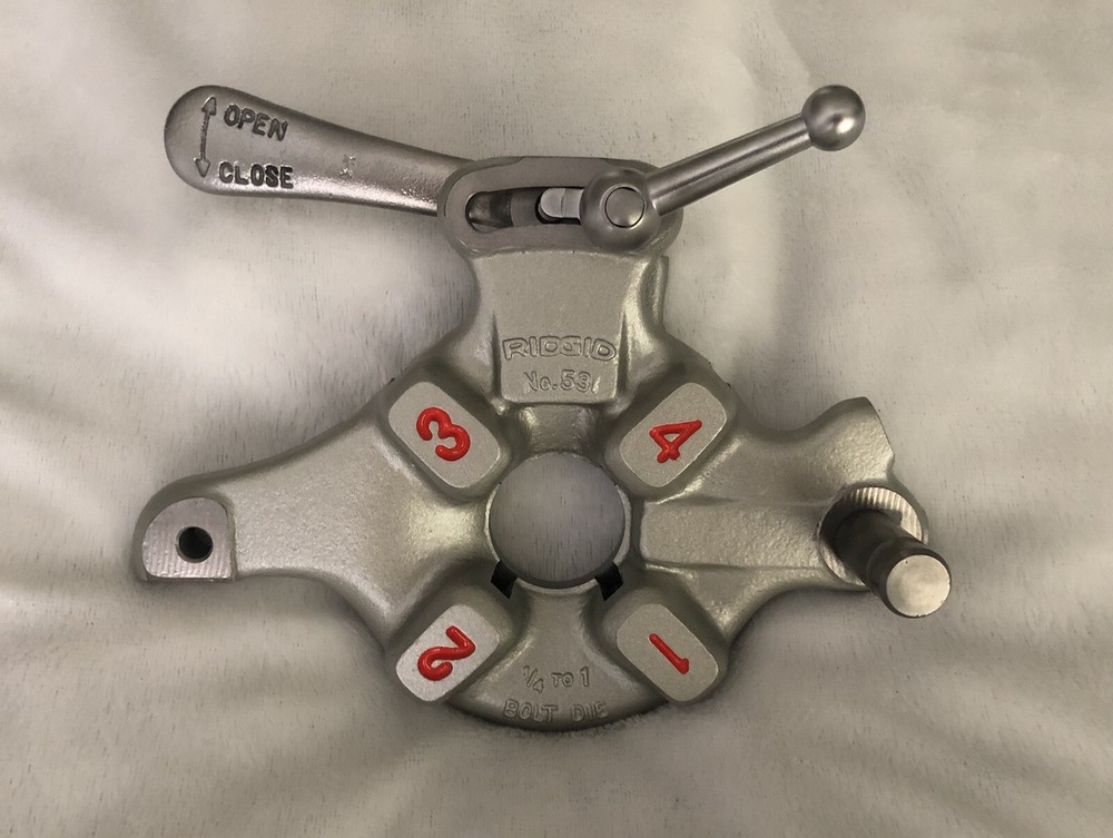 RIDGID 531 Threading Machine Die Head, Auto Oiling, Bolt Die Head, 1/4&rdquo;-2&rdquo;