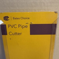 Bates PVC Pipe Cutter, Cuts Up To 1-5/8&rdquo; Teal Blue Tool With 1 Spare Blade