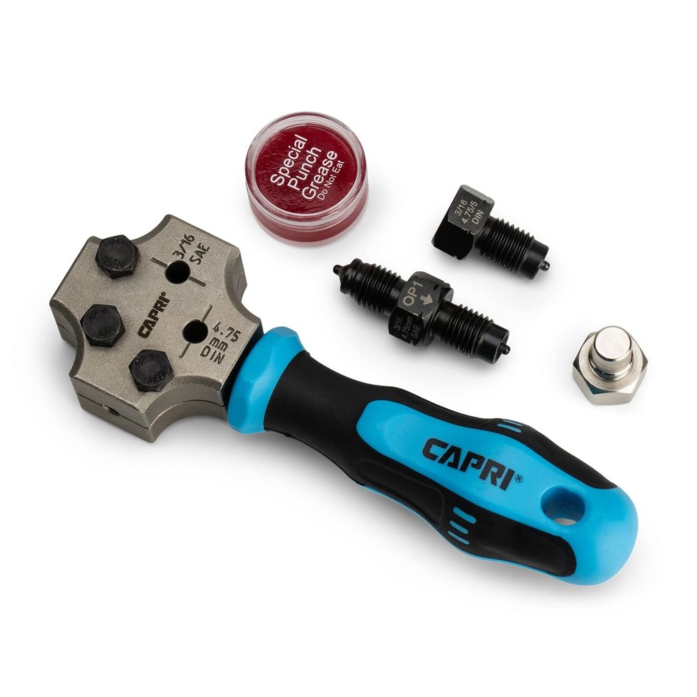 Capri Tools 3/16 in. Dual Head Flaring Tool, makes 4.75 mm ISO/DIN Bubble Fla&hellip;