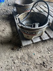 Ridgid Oiler No 318 Bucket with Hand Pump Gun for Pipe Threader 300 535 700