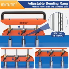 Three-Station Edge Roller Bender,0-90&deg; Bending Angle Bending Metal Roofing