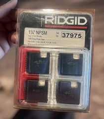 RIDGID 37890 12r 1-1/2 NPT HS Pipe Die Threaders