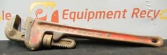 Ridge Tool Straight Pipe Wrench 24&Prime; 18&Prime; 14&Prime; Heavy Duty Cat Iron Lot of 3