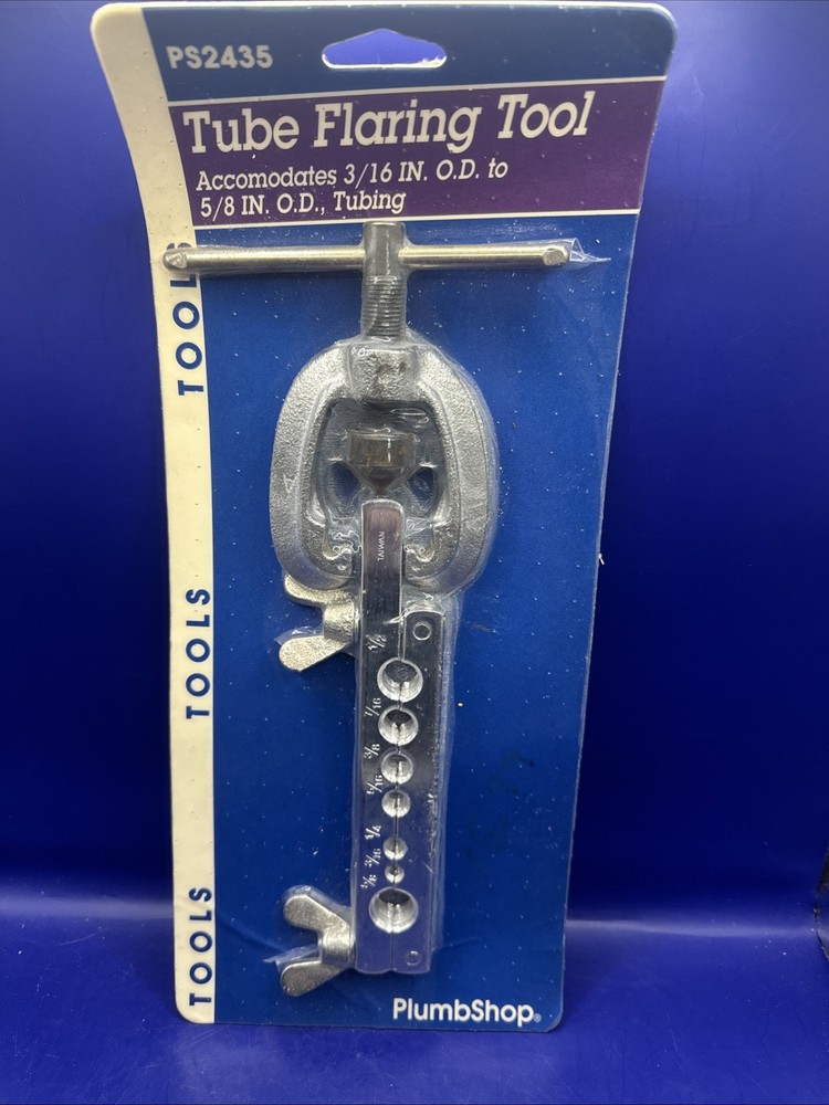 New- Plumb Shop PS2435 Tube Flaring Tool 3/16&rdquo; OD to 5/8&rdquo; OD Tubing L