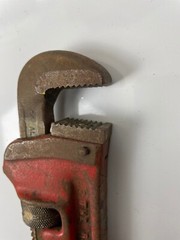 RIDGID 10 in. Straight Pipe Wrench for Heavy-Duty Plumbing