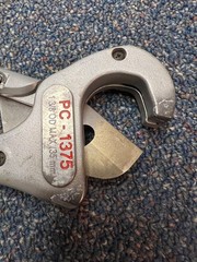 Ridgid PC-1375 plastic pipe & tubing cutter, used, good condition