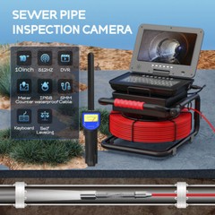 Pipe Inspection Camera Sewer Camera with Locator Self-leveling 1080P Camera 30m