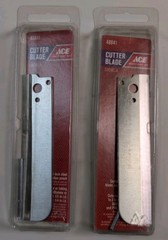 Lot Of 2 Cutter Blade&nbsp; 4&Prime; Steel Blade Installation Punch wood projects Ace 48841