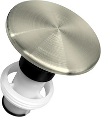972-098J Plumbing-Equipment Brushed Nickel Drain Sink Stopper, Silver