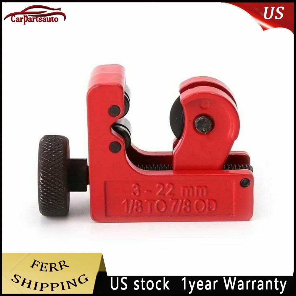 Mini Pipe Tubing Cutter 1/8&Prime; to 5/8&Prime; OD Copper Brass Aluminum Cutting HVAC Plumb