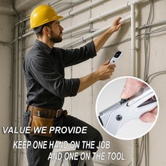 Lightweight FlexiPro Tube Cutter for Rubber Hoses & PEX &ndash; Durable & Portable
