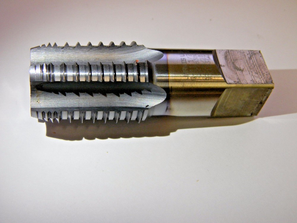 Precision 1-11-1/2 NPTF 5FL HSS Interrupted Thread Pipe Tap 00424317