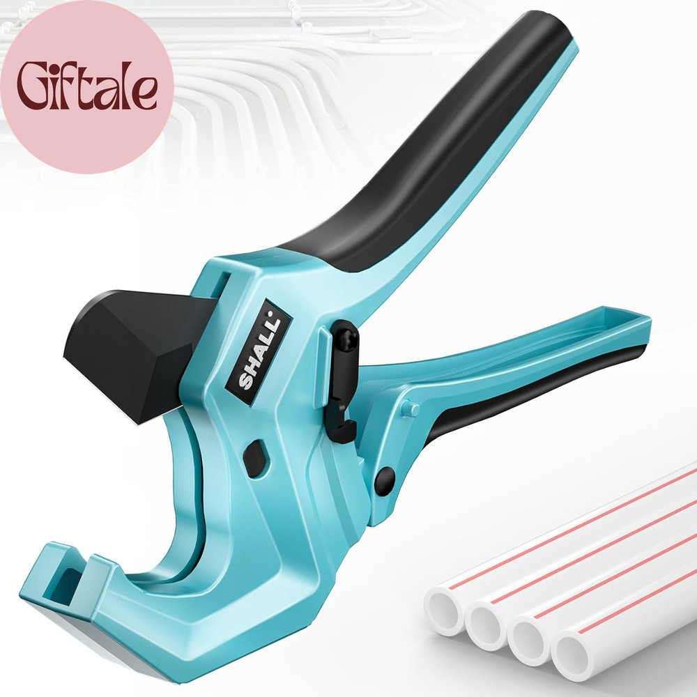 PVC Pipe Cutter, Cuts up to 2-1/2&rdquo;, Heavy-Duty Aluminum Ratchet Pipe Cutter Tool