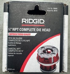 RIDGID 36895, Model 00-R 3/4&Prime; NPT Die Head