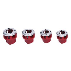 Plastic Pipe Threader W/5 Stock Dies Ratchet Handle Pluming Gas Tools Handheld