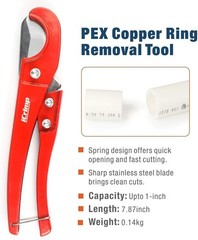 iCrimp F1807 Copper Ring Crimping Tool Kit for 3/8,1/2,3/4,1&Prime;, PEX Crimper | &hellip;